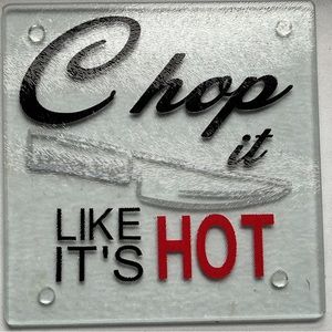 Glass Cutting Board- Great Gift Idea. Coworker Gift Idea